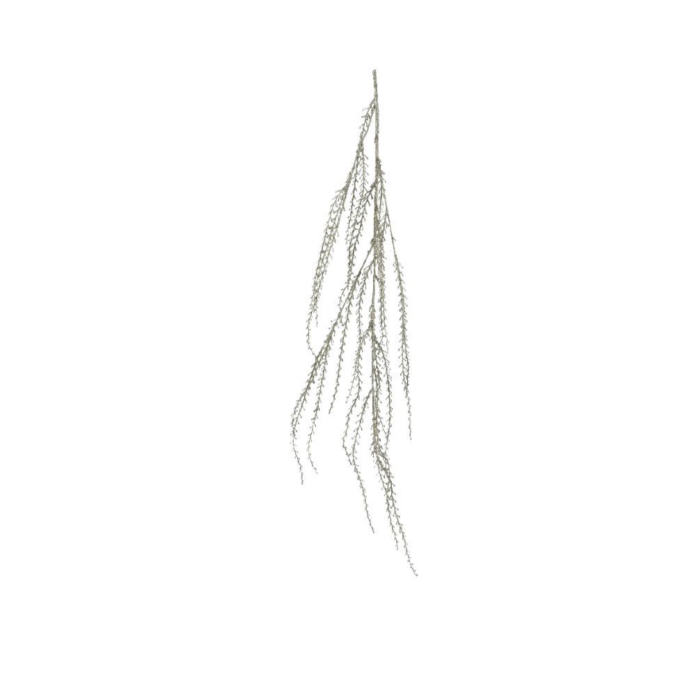 Decoris Plastic Spray Grass with Glitter Finish 140cm - Champagne