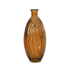 Decoris Recycled Glass Vase 31cm - Light Brown