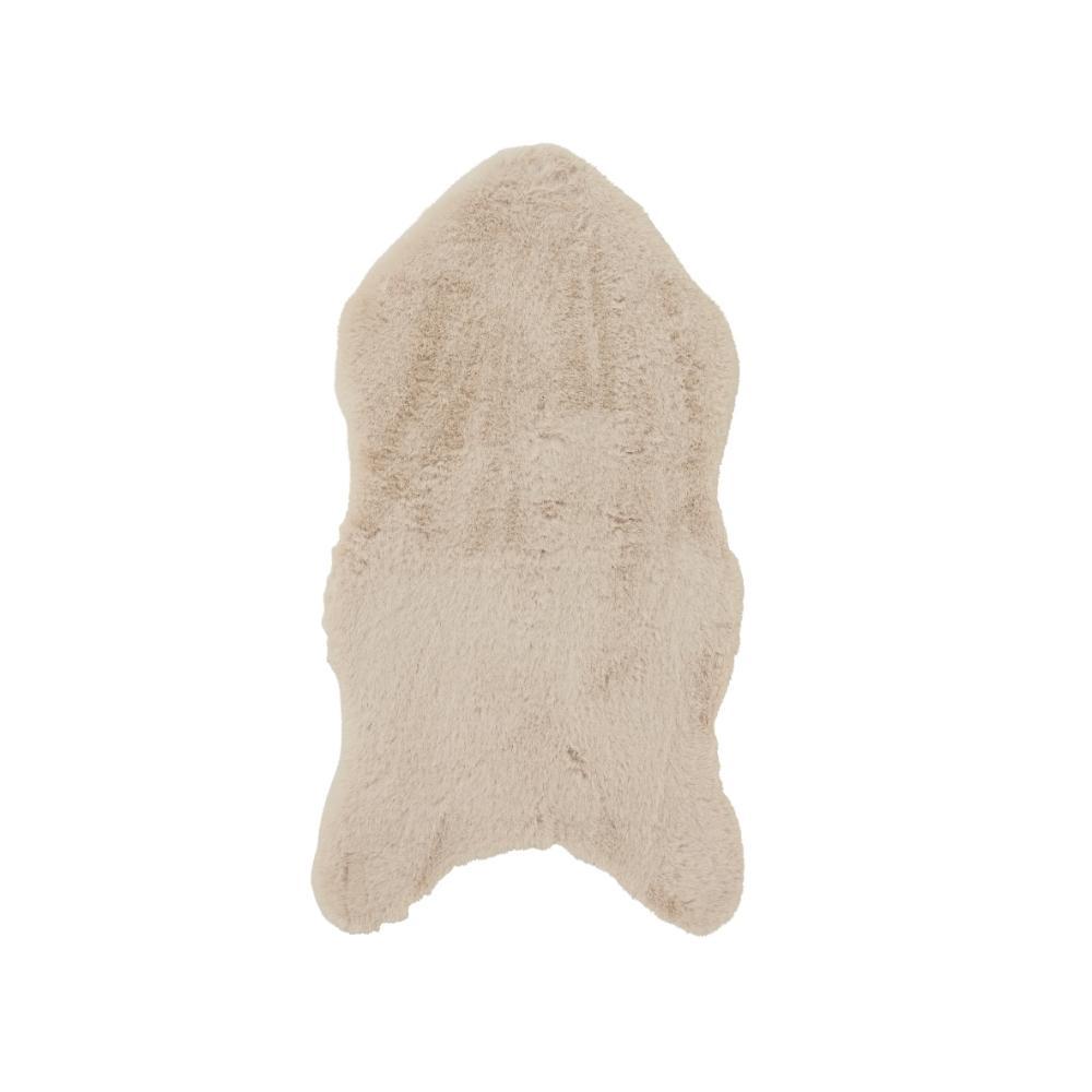 Decoris Fauc Rabbit Fur Carpet 90 x 50cm - Cream