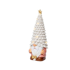 Lumineo BO Micro-Led Gnome 29cm - Pink/Warm White
