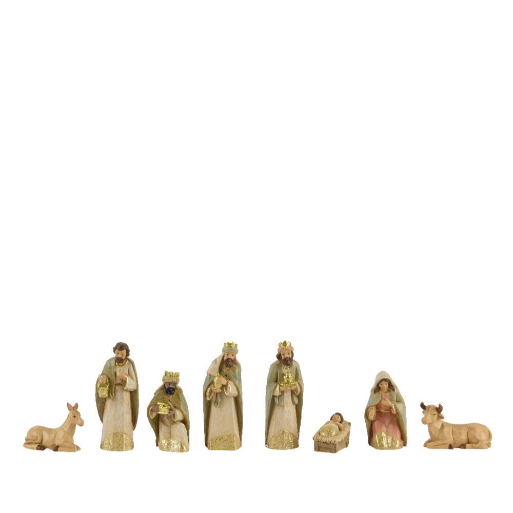 Polyrein Decoris Polyresin Nativity Set of 8pcs 9cm – BigMat Malta