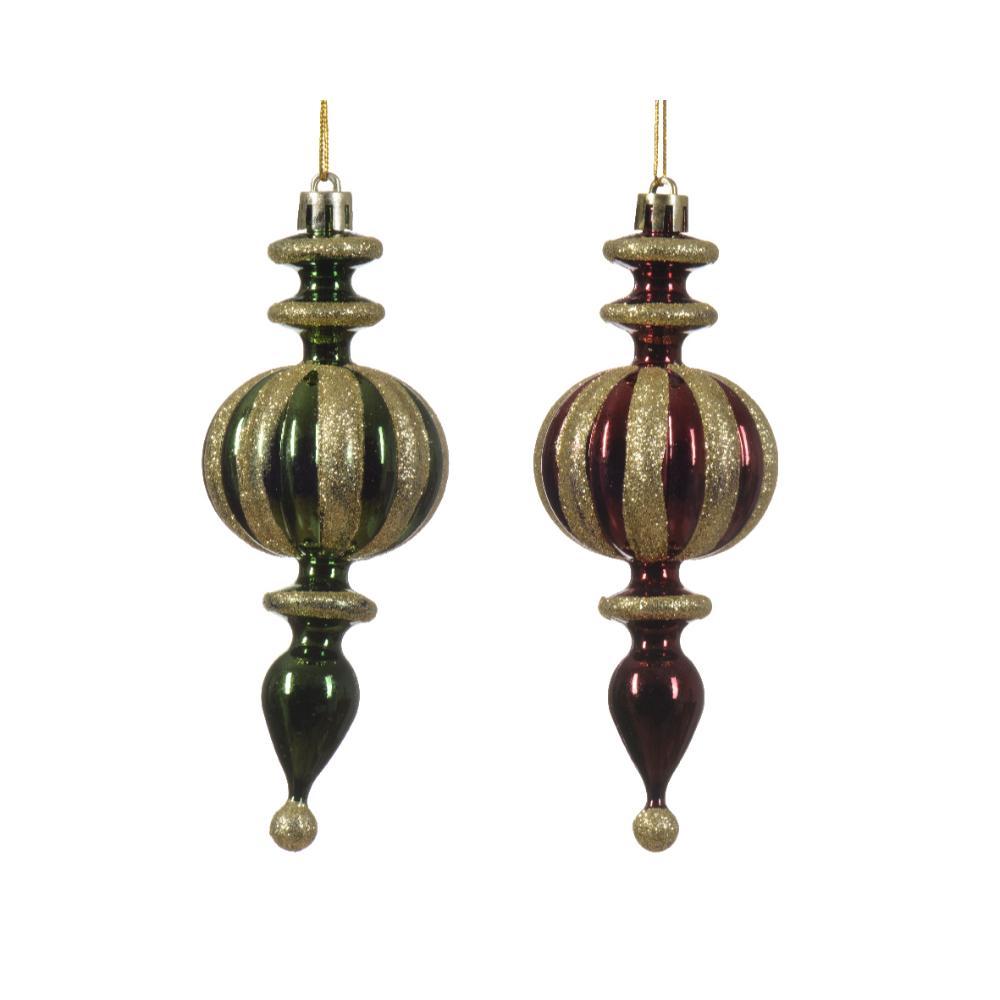 Decoris Shatterproof Hanging Figure 14cm - 2 Assorted