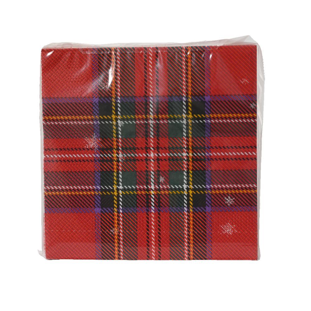 Kitchen Goods Napkin Packet of 20 Pieces - Checkered