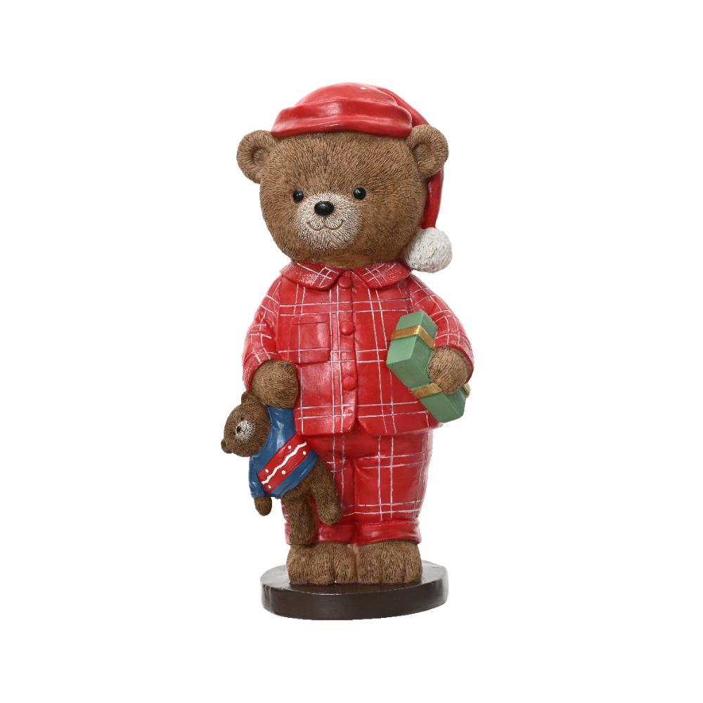 Decoris Polyresin Standing Bear 35cm