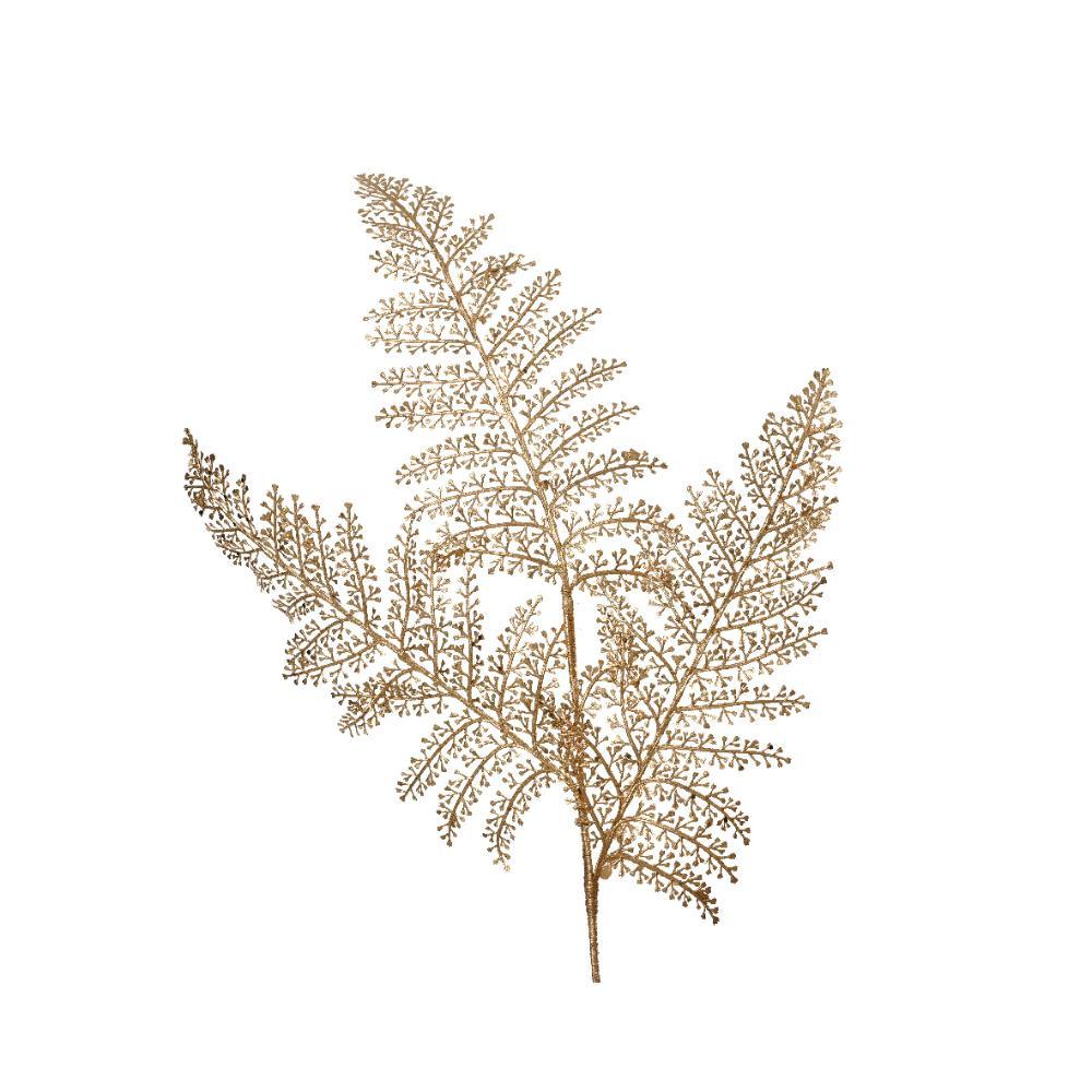Decoris Spray Fern on Stem 80cm - Gold