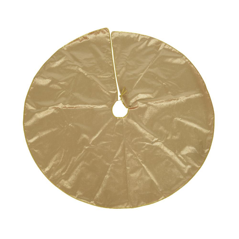 Decoris Polyester Tree Skirt 120cm - Gold