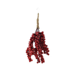 Decoris Foam Bundle of Berries 25cm - Red