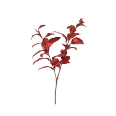 Decoris Spray Osmanthus Leaf on Stem 72cm - Red