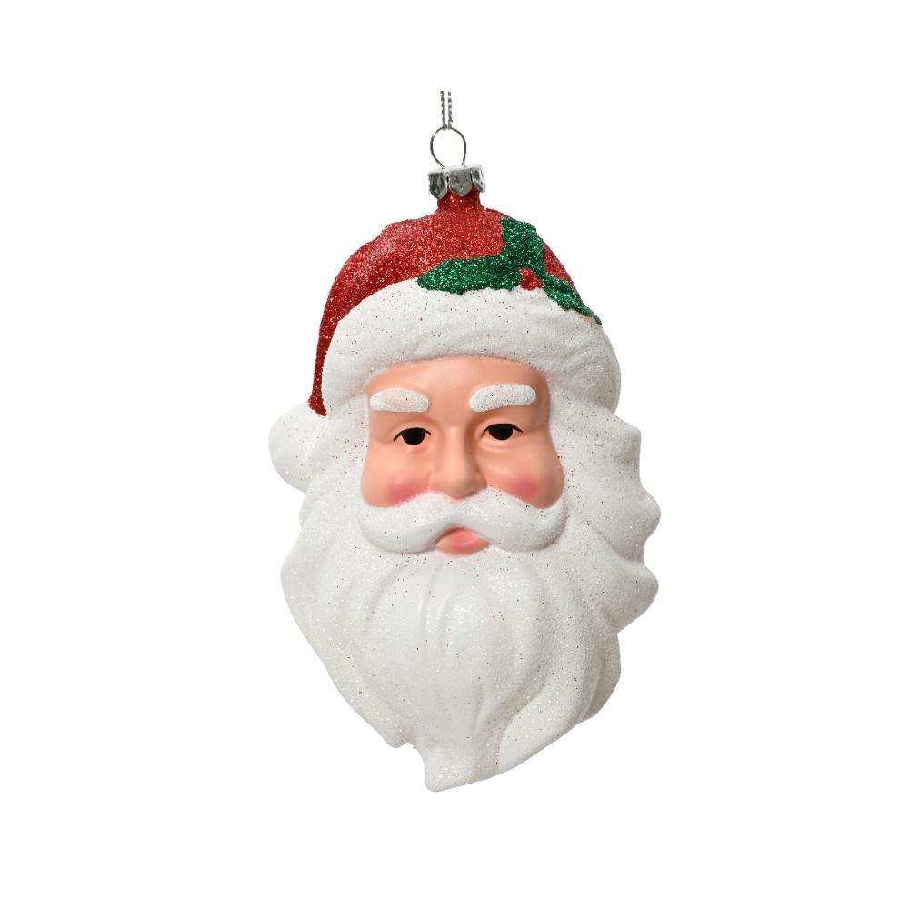 Decoris Plastic Santa Hanger 13.3cm
