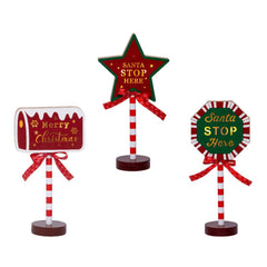 Lumineo BO Led Plywood Sign 32.3cm - Warm White (3 Assorted)