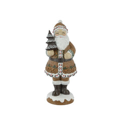 Decoris Polyresin Santa 30.8cm - Cookie Design