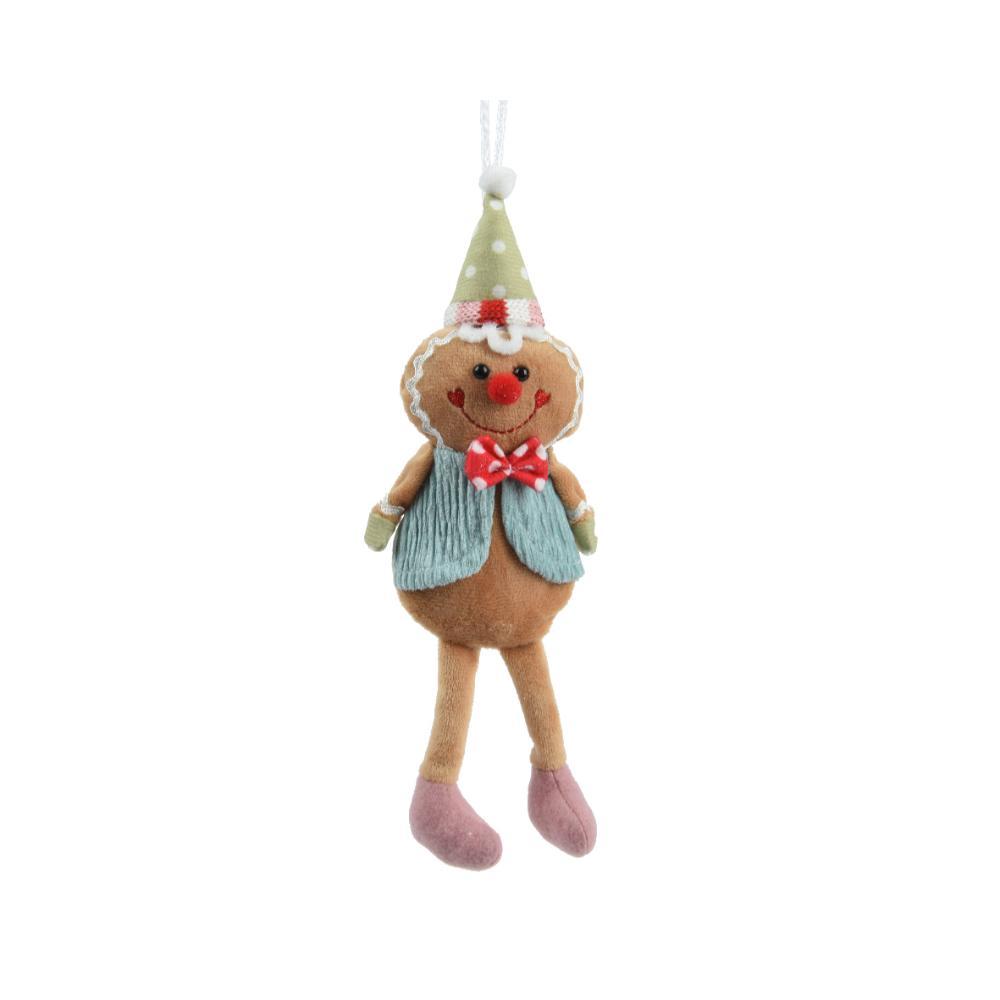 Decoris Polyester Gingerbread Hanging 30cm