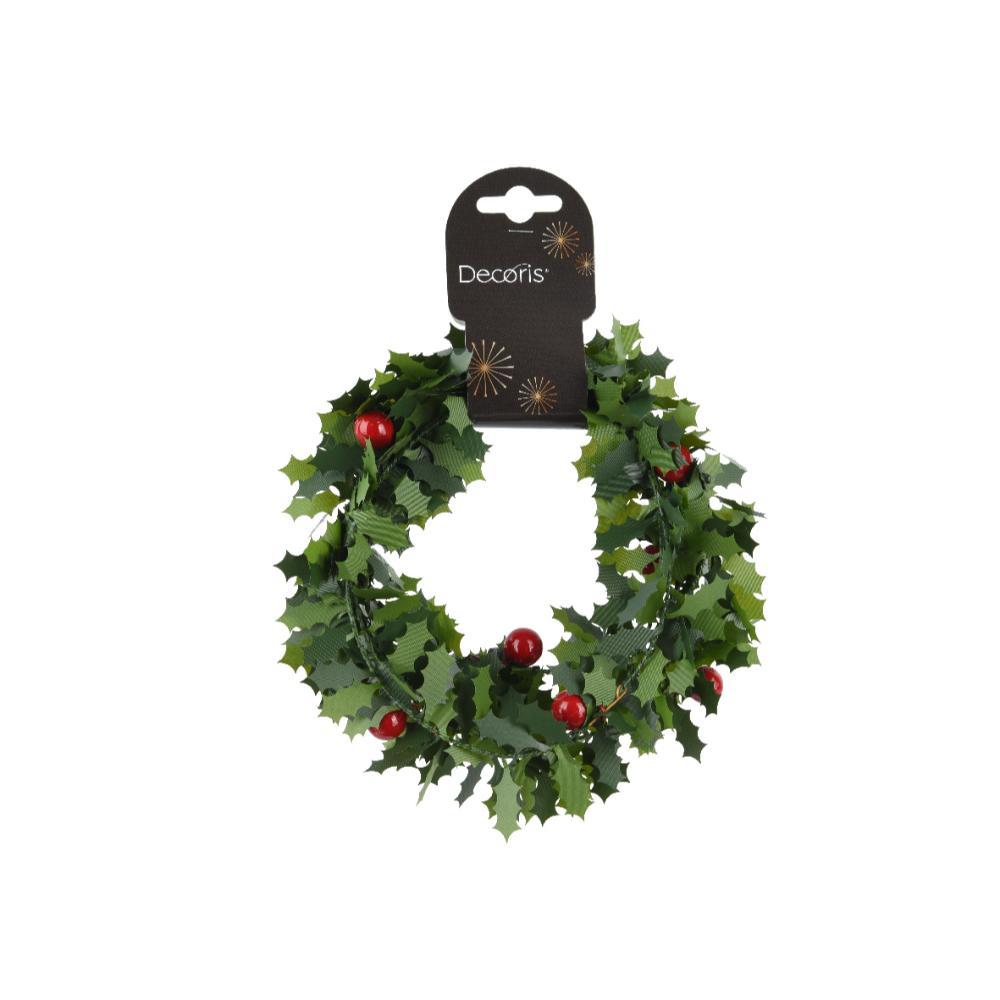 Decoris PVC Tinsel Garland 270cm - Green