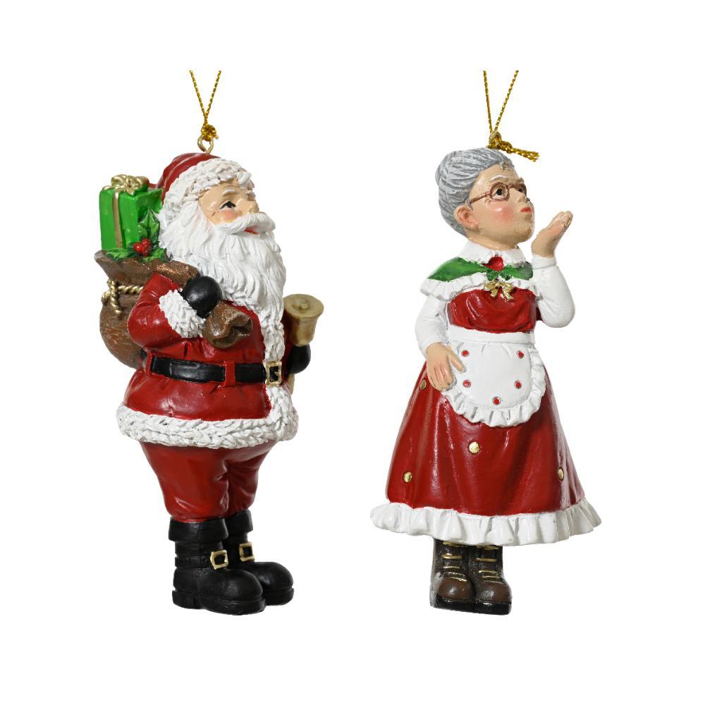 Decoris Polyresin Figure Hanger 11.5cm - 2 Assorted