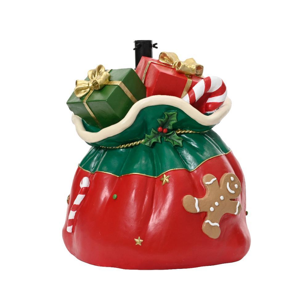 Everlands Magnesium Gift Sack Tree Stand 47cm - Red