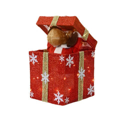 Lumineo BO Micro-Led Moose in Polyester Gift Box 50cm