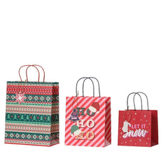 Decoris Paper Giftbags Set of 3pcs