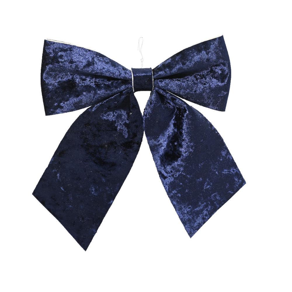 Decoris Polyester Bow 24cm - Night Blue