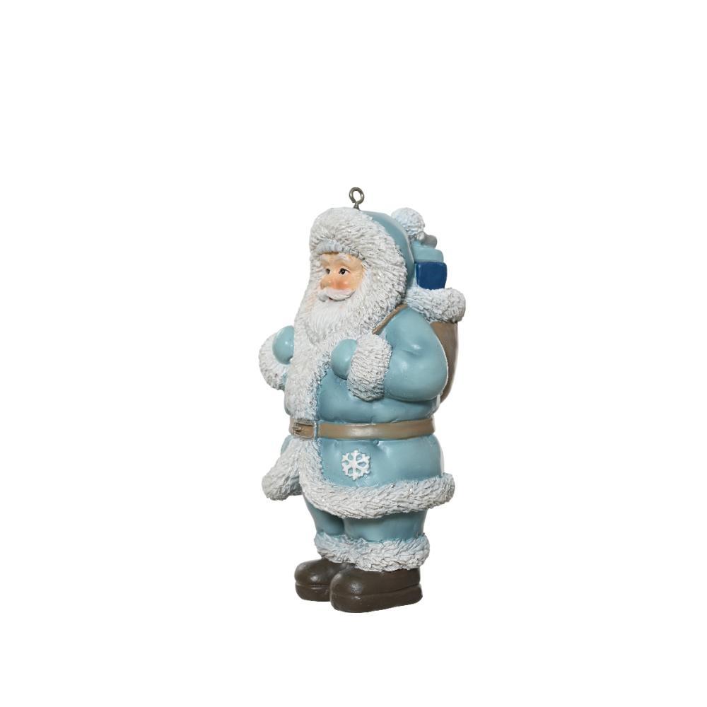 Decoris Polyresin Eskimo Santa Hanger 11.5cm
