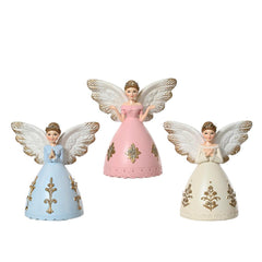 Decoris Polyresin Angel Figure 14cm - 3 Assorted