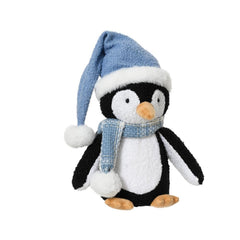 Decoris Poyester Penguin with Scarf and Hat 30cm