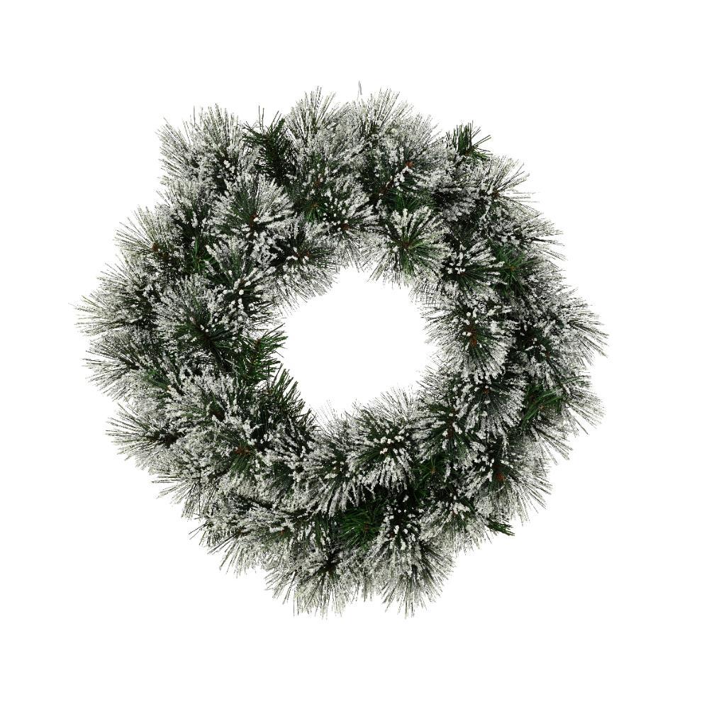 Everlands Sandia Frosted Wreath 50cm