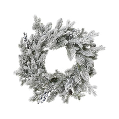 Everlands Aspen Snowy Wreath 50cm