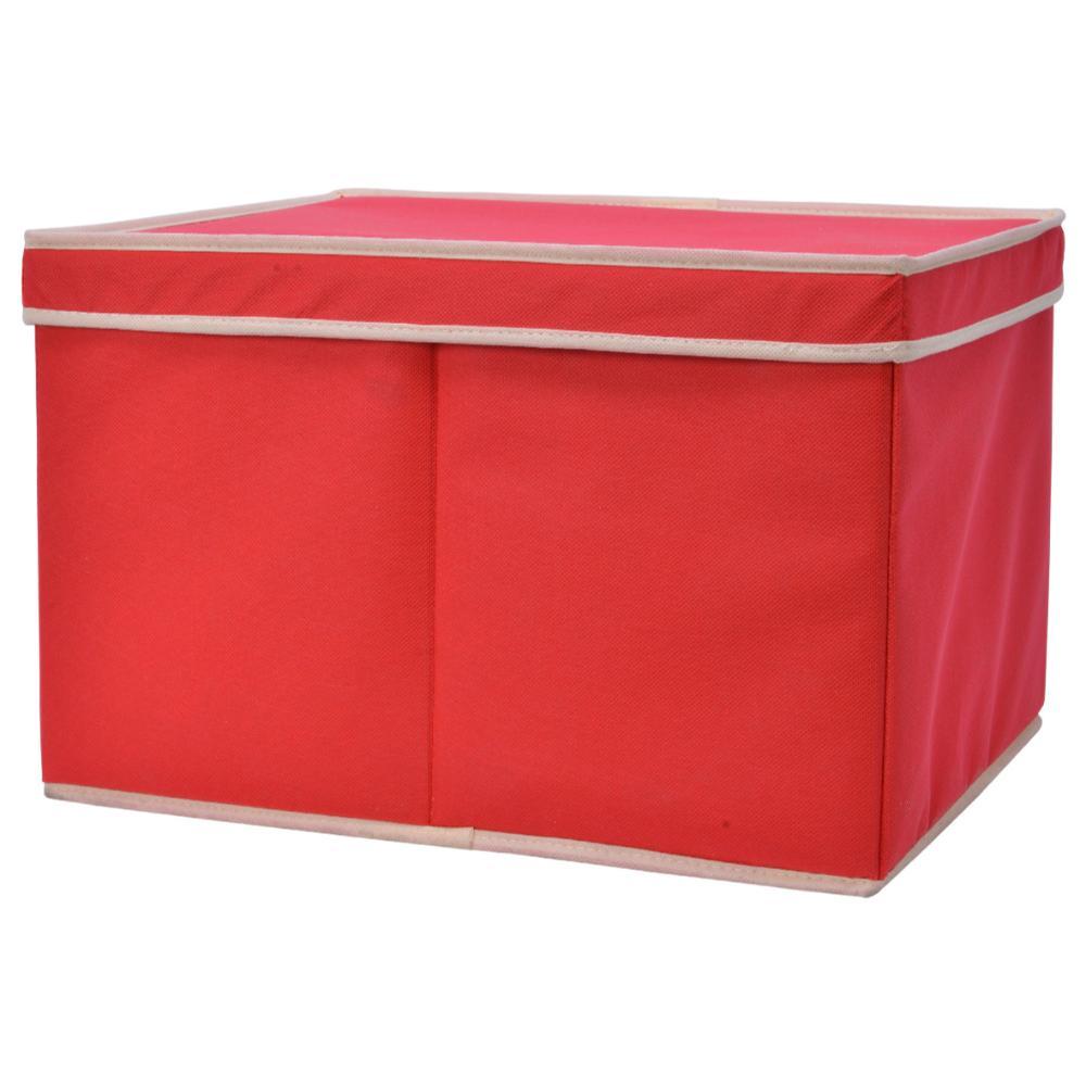 Everlands Storage Box for Baubles 30 x 39.5 x 25.5cm - Red