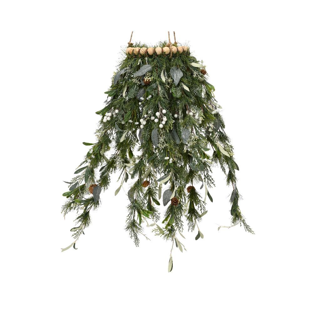 Everlands Modern Wreath with Glitters 20 x 65cm