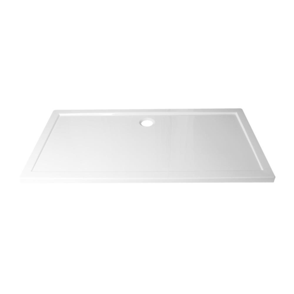 Shower Trays Essential Acrylic Rectangular 70x120 White Gloss