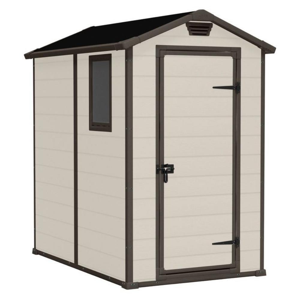 Keter Manor Garden Shed 130 x 192 x 198cm - Beige