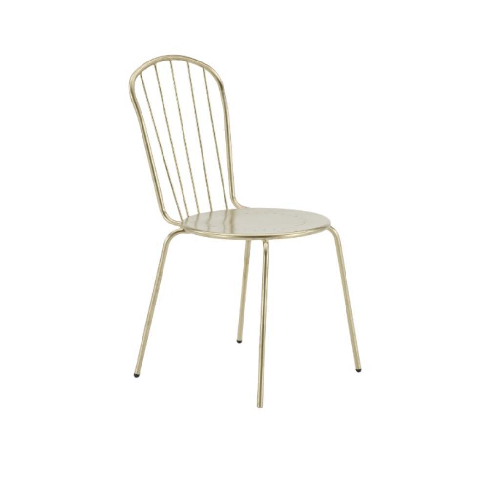 Luxa Dining Chair - Gold Effect