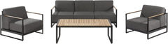 Naterial Noxia Sofa Set 5P - 3-Seater Sofa + 2 Single Sofa + Coffee Table