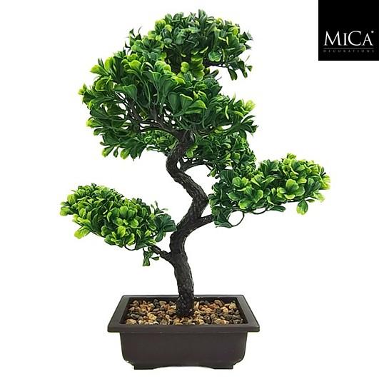 Bonsai In Pot Green - L30Xw30Xh38Cm