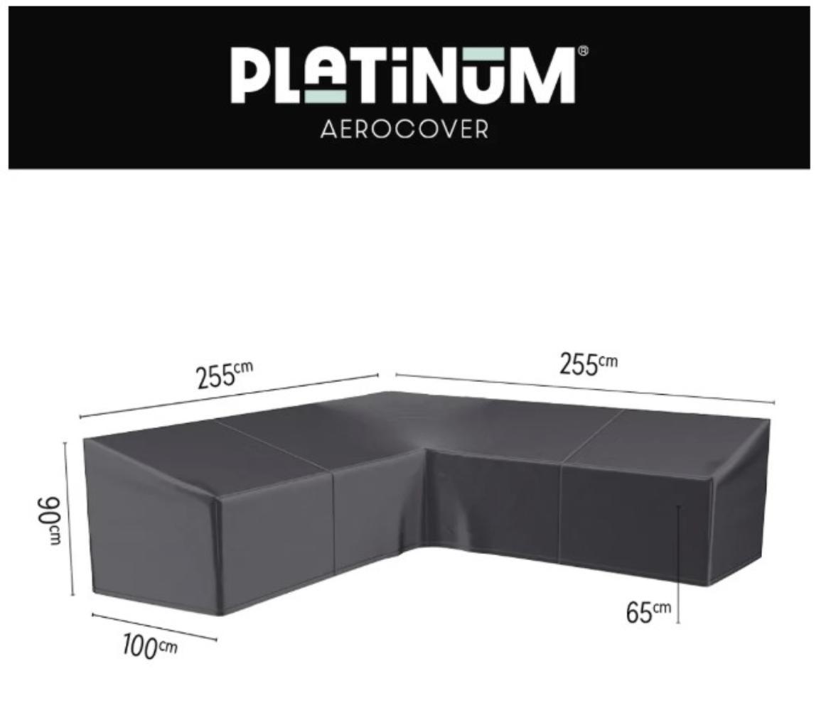 Aerocover Lounge L-Shape Cover (High Backest) 255 x 255 x 100 x H65/90cm