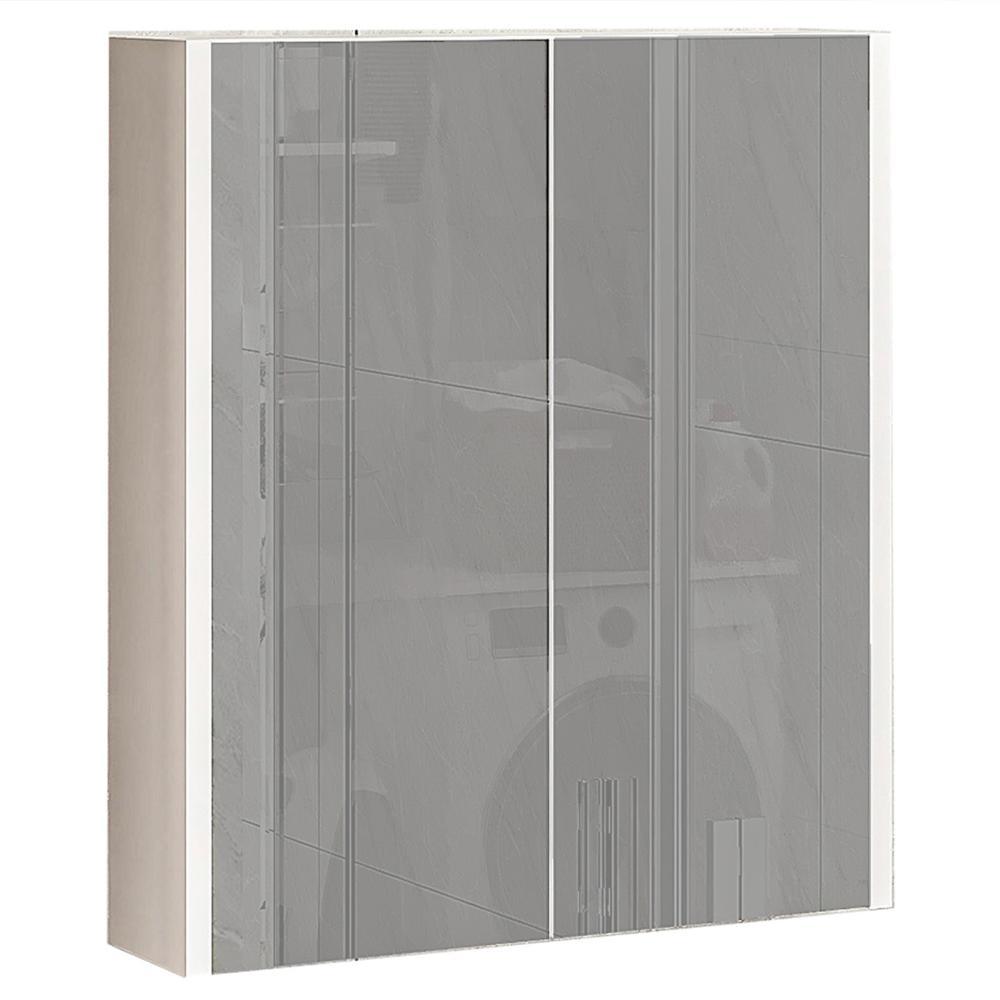 Soft Bathroom Mirror Cabinet 60x14x68cm