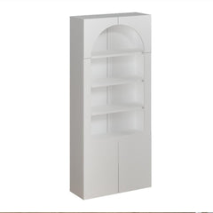 Colin Storage Bookcase Unit 80x30x180cm - White