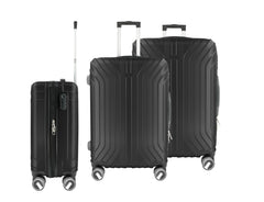 Hoffmanns Luggage Set of 3 Pieces - Black