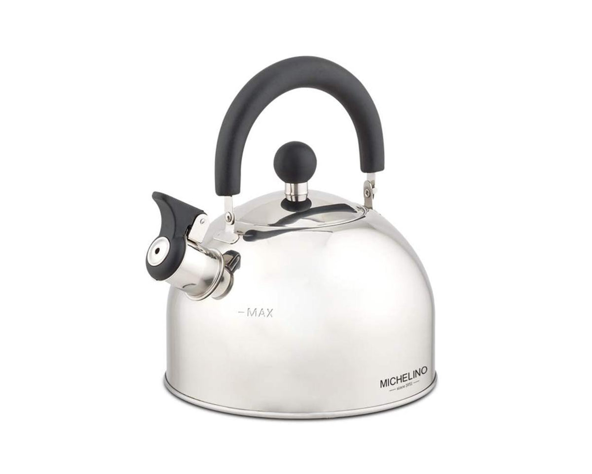Michelino Whistling Kettle 2L - Stainless Steel