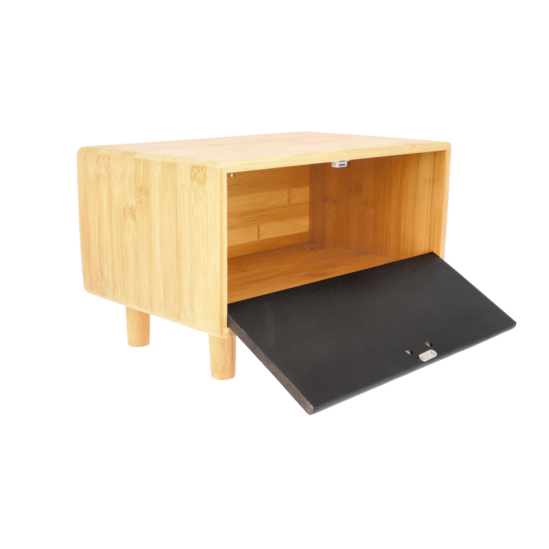Homla Bread Box Bambou 35x23cm - Black