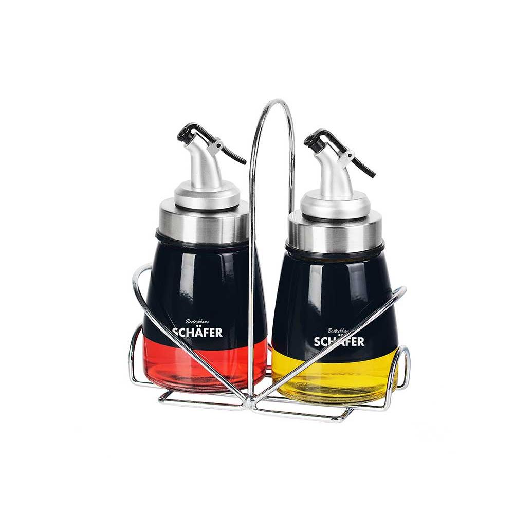 Hatex Schafer Oil & Vinigar Set 3pcs - Black