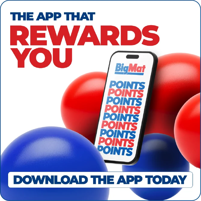 The BigMat app that rewards you: download the app today